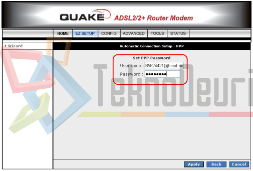 Quake 845G Modem Kurulumu