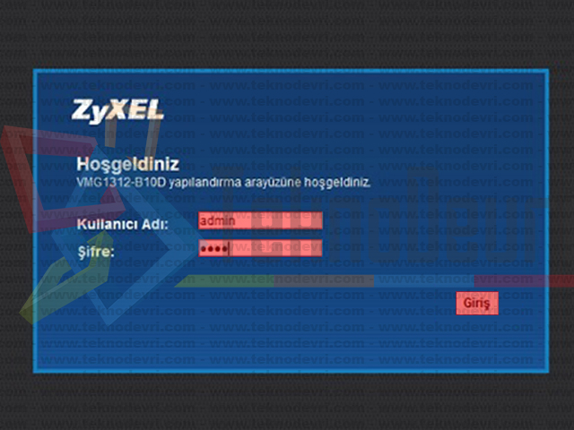 Zyxel VMG1312-B10D modem kurulumu nasıl yapılır